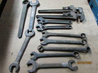 Vintage Group Of 12 Beryl Co Brass Non Sparking Wrenches Bay 2
