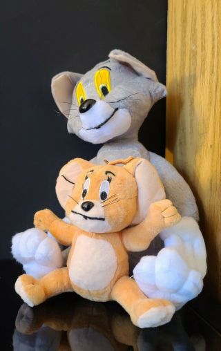 1 set of 2 Tom and Jerry Plush Doll Cartoon Stuffed Animal Toy USA STOCK 2