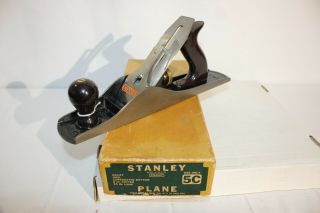 Stanley Bailey No.  5c Corrugated Bottom Woodworking Hand Plane W/ Box Usa
