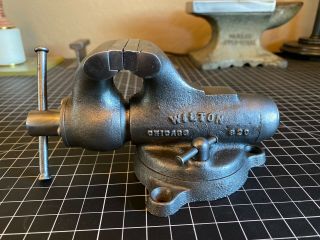 Wilton Baby Bullet Vise - Swivel - Base - 2 Inch Jaws - 1951 Stamp Date - 825 925