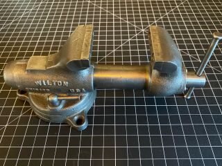 Wilton Baby Bullet Vise - Swivel - Base - 2 inch Jaws - 1951 Stamp Date - 825 925 3