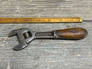 Rare Vintage Hd Smith Perfect Handle 6” Baby Adjustable Wrench