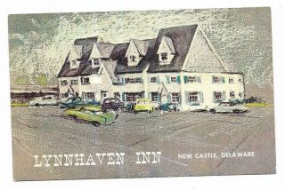 Vintage Delaware Chrome Postcard Lynnhaven Inn Castle Restaurant Fine Foods