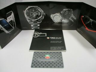 Tag Heuer Automatic Gmt Diving Watches 3 4 5 7 Instructions Book Guarantee Card,