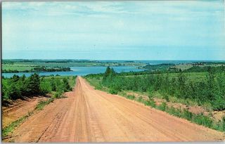 Vintage Postcard Road To Stanley River Prince Edward Island Canada