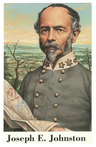 Joseph E.  Johnston Usps Civil War Postmark Gettysburg Pa Vintage Postcard Af106