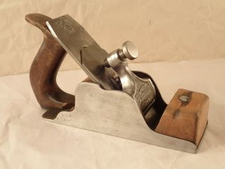 Vintage Spiers Plane - O - Ayr,  Scottish Heavy Infill Smooth Plane,  8 " X 2.  5 " Sole