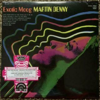 Martin Denny Exotic Moog Color Vinyl Ltd Ed Of 1500 Lp Rsd 20 Drop