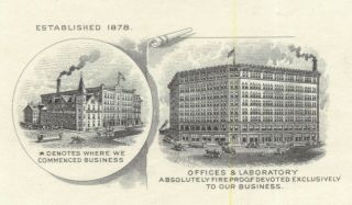 Billhead,  Dr Kilmer & Co,  Manufacturing Chemists,  Binghamton York Ny 1914