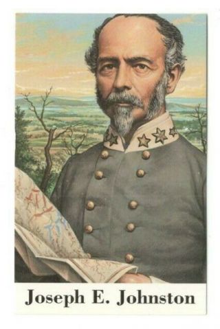 Joseph E.  Johnston Usps Civil War Postmark Gettysburg Pa Vintage Postcard Af94