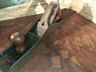 STANLEY NO 7C JOINTER PLANE Pat.  April - 19 - 10 Sweetheart blade.  No Res 2