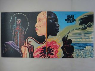 Miles Davis Bitches Brew Cbssony Sopj 58 59 Japan Poster,  Quadraphonic Lp