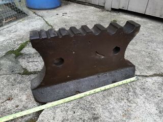 Rare Antique Blacksmith Swage Block Unique Design