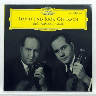 Igor & David Oistrakh - Bach Beethoven Violin Concertos Dg 138174 Lp