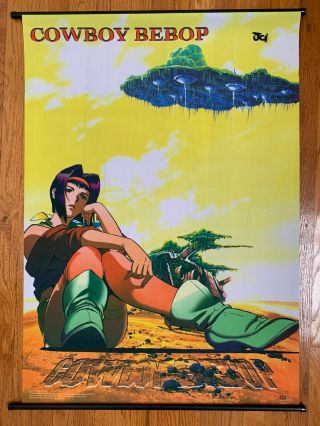 Cowboy Bebop Faye Valentine Ge - 1735 Anime Fabric Wall Scroll 31 X 43 Inches