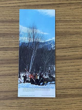 SUGARLOAF USA 1970s Ski Brochure Trail Map Booklet MAINE Resort Souvenir Travel 3