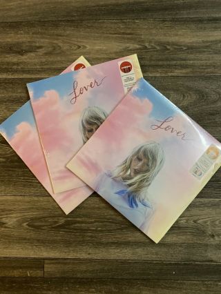 Lover By Taylor Swift Vinyl Color Blue & Pink