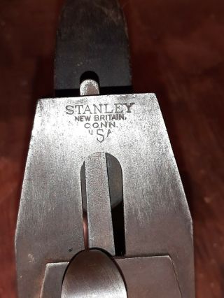 Stanley Bedrock 605 Plane 2 Patent Dates All V - logo blade very solid NR 3