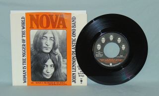 John Lennon Woman Is The N Of The World 45 Rpm W/ps Apple 1848 Nm/unplayed