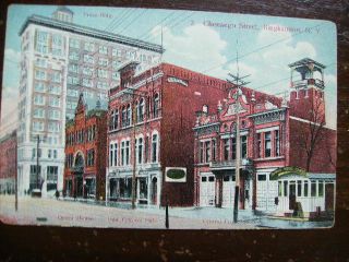 Press Building Binghamton Ny Vintage Post Card