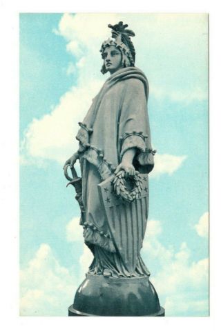 The Statue Of Freedom Washington D.  C.  Vintage Postcard Eb180