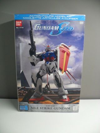 Gundam Figure Model Kit 1/100 Aile Strike Gundam Gat X105 Bandai