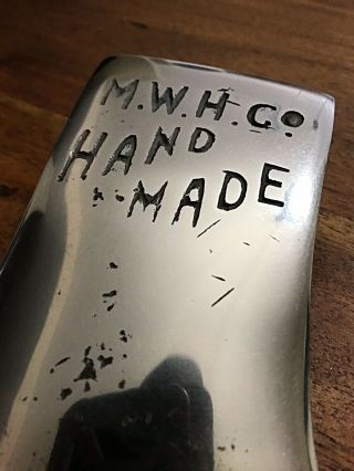 Mwh Co Hand Made Single Bit Axe Head Marshall Wells Hardware Hatchet Embossed