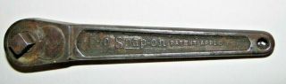 Snap - On F - 70 Ratchet Early Rare & Functioning Estate Find Very Rare 1931 Date