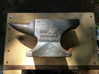 Rare Small Brooks England Blacksmiths Anvil 28 Lbs 13 Kgs