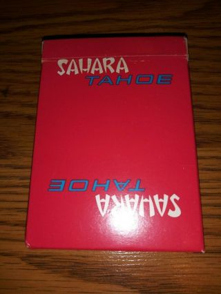 Sahara Tahoe Deck Of Playing Cards Red