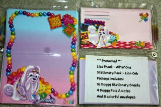 Lisa Frank Collectors All In One Stationary Maltese Doggy