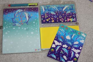 Lisa Frank Collectors All In One Stationary Dolphins