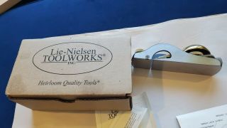 Lie - Nielsen Rabbet Block Plane No LN 60 1/2 R W/ Box Hand Plane woth nicker 3