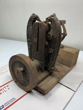 Antique Baldwin Tuthill & Bolton Hand Band Saw Setter Machine Sharpener Early