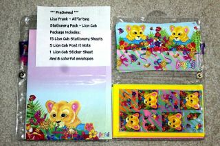 Lisa Frank Collectors All In One Stationary Lion Cub