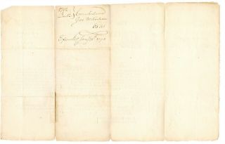 1792 PA Gov Thomas Mifflin,  7th President U S Congress Assembled; orders survey 3