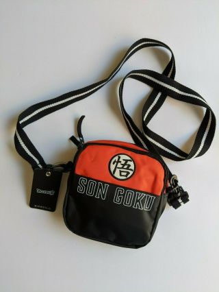 Dragon Ball Z Son Goku Crossbody Messenger Bag Orange & Black Official Licensed
