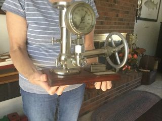 Antique Ashton Steam Gauge Calibrator Tester