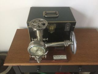 Antique Ashton Steam Gauge Calibrator Tester 2