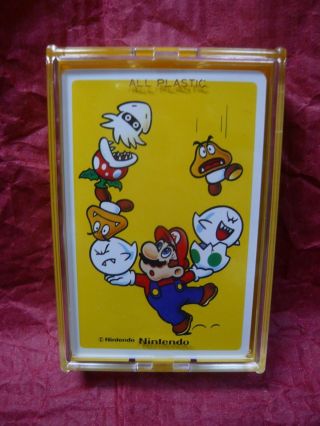 Rare Vintage 1991 Nintendo Mario Bros.  Deck Of Playing Cards