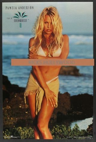 1995 Pamela Anderson Edenquest Man Cave Poster Osp 2930 Not A Reprint