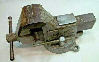 Columbian No 603 - M2 Bench Vise,  3 " Wide Jaws Opens To 4 - 1/2 ",  Weighs 25 Lbs.  Usa