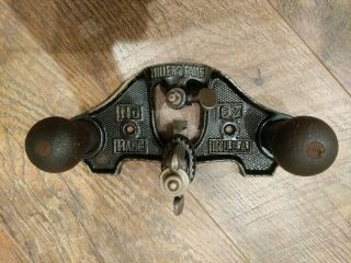 Vintage Millers Falls No 67 Router Plane Woodworking Tools Made In Usa