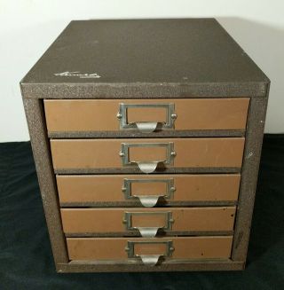 Vintage Kennedy 5 Drawer Machinist Cabinet Parts Hardware Organizer Tool Box