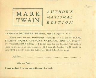 Mark Twain Author 