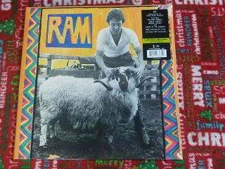 The Beatles Paul Mccartney Lp Record Ram Yellow Vinyl