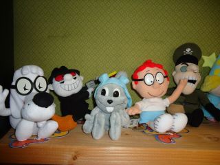 The Adventures Of Rocky And Bullwinkle And Friends Plush Toys Complete Set Of 12