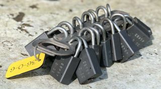 Seventeen Keyed Alike American Lock Company Series 30 Industrial Padlocks Locks