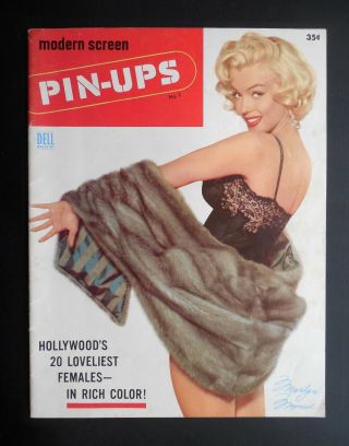 Modern Screen Pin - Ups 1 - Sexy Marilyn Monroe Cover - Many Sexy Pics Inside
