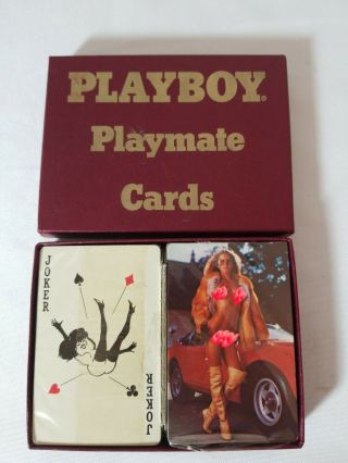 Vintage Playboy Playmate Card Decks 2 Decks Complete Ships